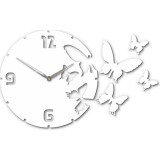 Настенные часы "Бабочки 1" диаметр 320 мм 